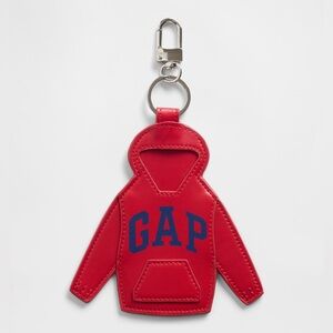 NWT GAP Logo Hoodie Keychain Charm Red Blue